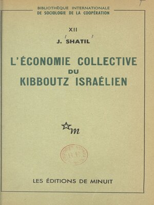 cover image of L'économie collective du kibboutz israélien